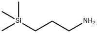 (3-アミノプロピル)トリメチルシラン 化学構造式