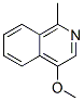 Isoquinoline, 4-methoxy-1-methyl- (9CI) 化学構造式