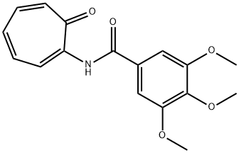 N-(7-Oxo-1,3,5-cycloheptatrien-1-yl)-3,4,5-trimethoxybenzamide Struktur