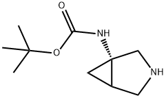 Carbamic acid, 3-azabicyclo[3.1.0]hex-1-yl-, 1,1-dimethylethyl ester, (1S)-|Carbamic acid, 3-azabicyclo[3.1.0]hex-1-yl-, 1,1-dimethylethyl ester, (1S)-