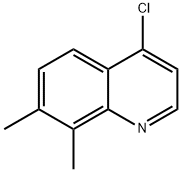 4-CHLORO-7,8-DIMETHYLQUINOLINE 结构式