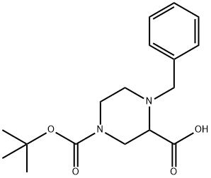 1-BENZYL-4-BOC-PIPERAZINE-2-CARBOXYLIC ACID