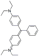 diethyl[4-[[4-(diethylamino)phenyl]phenylmethylene]-2,5-cyclohexadien-1-ylidene]ammonium,18198-35-1,结构式