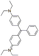 diethyl[4-[[4-(diethylamino)phenyl]phenylmethylene]-2,5-cyclohexadien-1-ylidene]ammonium Structure