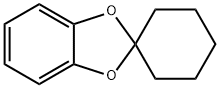 环己酮缩邻苯二酚,182-55-8,结构式