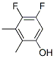 Phenol, 4,5-difluoro-2,3-dimethyl- (9CI) 结构式