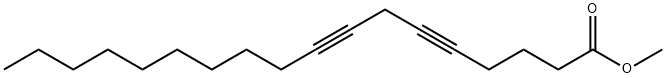 5,8-Octadecadiynoic acid methyl ester 结构式