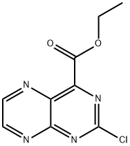 2-Chloro-4-pteridinecarboxylic acid ethyl ester Structure