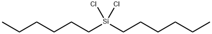 DI-N-HEXYLDICHLOROSILANE Structure