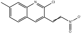 E-2-CHLORO-7-METHYL-3-(2-NITRO)VINYLQUINOLINE Structure