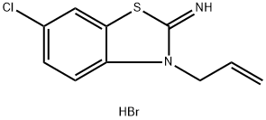 3-Allyl-6-chlorobenzo[d]thiazol-2(3H)-imine hydrobromide, 1820587-63-0, 结构式