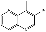 3-ブロモ-4-メチル-1,5-ナフチリジン 化学構造式