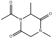 2,5-Piperazinedione,4-acetyl-1,3-dimethyl-(9CI) Structure