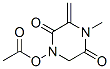 2,5-Piperazinedione,1-acetyl-4-methyl-3-methylene-(9CI),182067-87-4,结构式