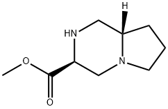 Pyrrolo[1,2-a]pyrazine-3-carboxylic acid, octahydro-, methyl ester, (3S-cis)- (9CI)|