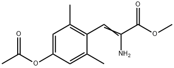 Methyl (2Z)-3-[4-(acetyloxy)-2,6-dimethylphenyl]-2-aminoprop-2-enoate,1820748-77-3,结构式