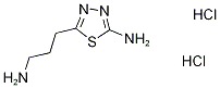 3-(5-氨基-1,3,4-噻二唑-2-基)丙胺,182125-23-1,结构式
