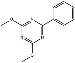 2,4-DIMETHOXY-6-PHENYL-1,3,5-TRIAZINE Structure