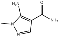 5-Amino-1-methylpyrazole-4-carboxamide Struktur