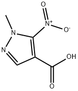 1-METHYL-5-NITRO-1H-PYRAZOLE-4-CARBOXYLIC ACID Struktur