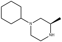 (R)-1-环己基-3-甲基哌嗪 结构式