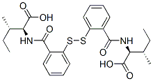 N,N''-[DITHIOBIS(O-PHENYLENECARBONYL)]BIS-L-ISOLEUCINE Structure