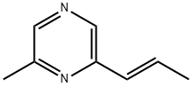 2-Methyl-6-[(E)-1-propenyl]pyrazine Structure