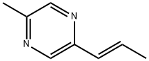 2-Methyl-5-[(E)-1-propenyl]pyrazine Structure