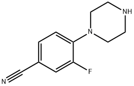 3-Fluoro-4-piperazinylbenzenecarbonitrile