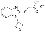 아세트산,((1-(3-티에타닐)-1H-벤즈이미다졸-2-일)티오)-,칼륨염