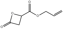 2-Oxetanecarboxylicacid,4-oxo-,2-propenylester(9CI) Struktur