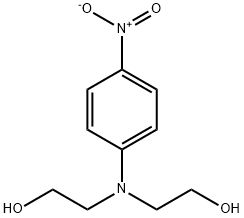 2,2'-(4-ニトロフェニルイミノ)ジエタノール 化学構造式
