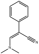 3-(DIMETHYLAMINO)-2-PHENYLACRYLONITRILE Struktur