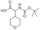 TERT-BUTOXYCARBONYLAMINO-(TETRAHYDRO-PYRAN-4-YL)-ACETIC ACID|N-BOC-四氢吡喃基甘氨酸