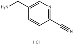 5-AMINOMETHYL-PYRIDINE-2-CARBONITRILE Structure