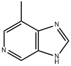 7-METHYL-1(3)H-IMIDAZO[4,5-C]PYRIDINE 结构式