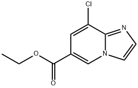 8-氯咪唑并[1,2-A]吡啶-6-甲酸乙酯, 1823330-95-5, 结构式