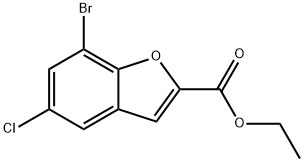 Ethyl 7-bromo-5-chloro-1-benzofuran-2-carboxylate|7-溴-5-氯苯并呋喃-2-羧酸乙酯