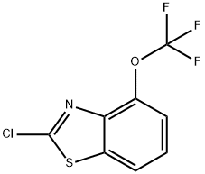 2-CHLORO-4-(TRIFLUOROMETHOXY)BENZOTHIAZOLE Struktur