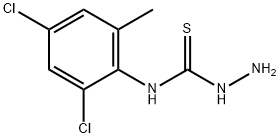 4-(2,4-Dichloro-6-methylphenyl)-3-thiosemicarbazide Structure