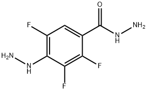 2,3,5-Trifluoro-4-hydrazinobenzohydrazide Structure