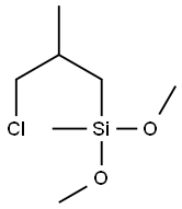 (3-chloro-2-methylpropyl)dimethoxymethylsilane Structure