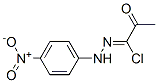 N-(4-Nitrophenyl)-2-oxopropanehydrazonic acid chloride,18247-80-8,结构式