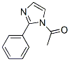 1H-Imidazole,  1-acetyl-2-phenyl-  (9CI) 化学構造式
