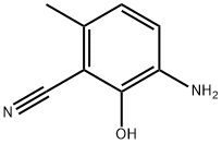 Benzonitrile, 3-amino-2-hydroxy-6-methyl- (9CI) Struktur