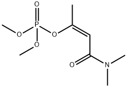 (Z)-3-(dimethylamino)-1-methyl-3-oxoprop-1-enyl dimethyl phosphate Struktur