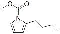 1H-Pyrrole-1-carboxylic  acid,  2-butyl-,  methyl  ester Structure