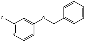 4-(ベンジルオキシ)-2-クロロピリジン 化学構造式