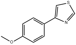 4-(对甲氧基)苯基噻唑,1826-21-7,结构式