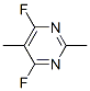 Pyrimidine, 4,6-difluoro-2,5-dimethyl- (8CI) 结构式